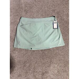 NWT WOMEN'S RALPH LAUREN RLX SKORT, SIZE: L, MINT GREEN